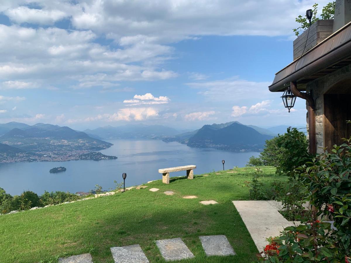 Private Luxury Spa & Silence Retreat With Spectacular View Over The Lake Maggiore Stresa Exterior photo