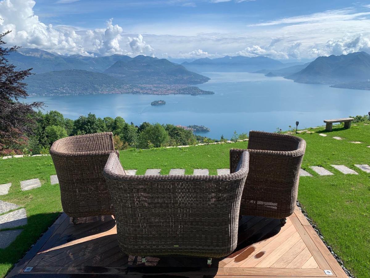 Private Luxury Spa & Silence Retreat With Spectacular View Over The Lake Maggiore Stresa Exterior photo