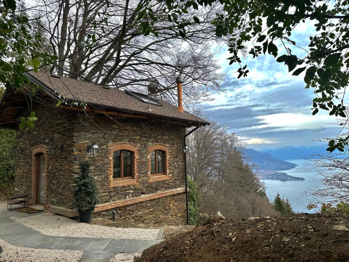 Private Luxury Spa & Silence Retreat With Spectacular View Over The Lake Maggiore Stresa Exterior photo