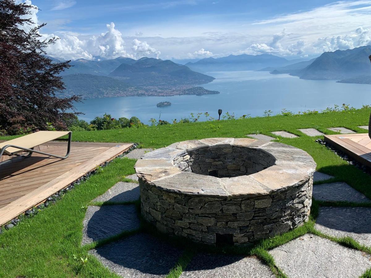 Private Luxury Spa & Silence Retreat With Spectacular View Over The Lake Maggiore Stresa Exterior photo