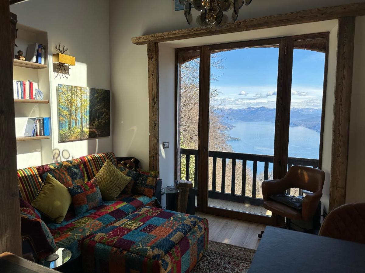 Private Luxury Spa & Silence Retreat With Spectacular View Over The Lake Maggiore Stresa Exterior photo