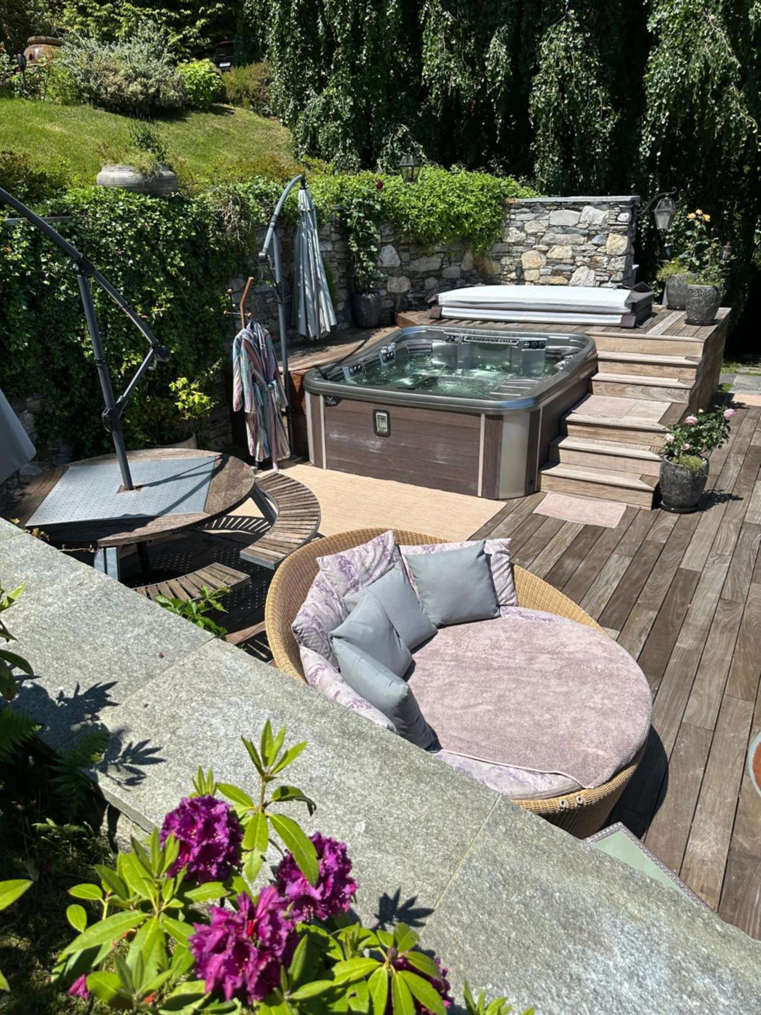 Private Luxury Spa & Silence Retreat With Spectacular View Over The Lake Maggiore Stresa Exterior photo