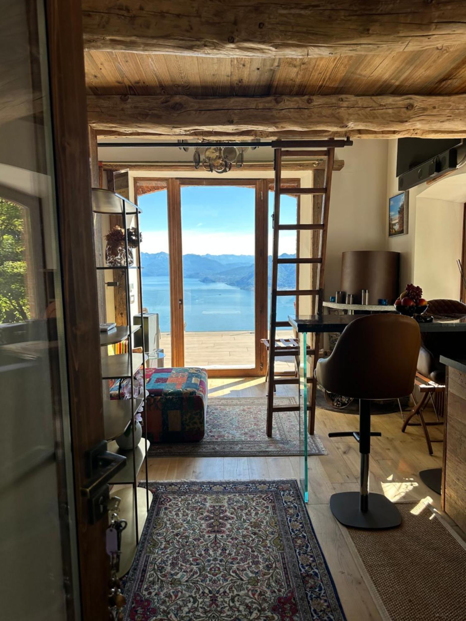 Private Luxury Spa & Silence Retreat With Spectacular View Over The Lake Maggiore Stresa Exterior photo